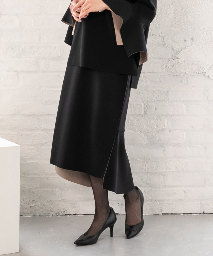 stretch slit skirt