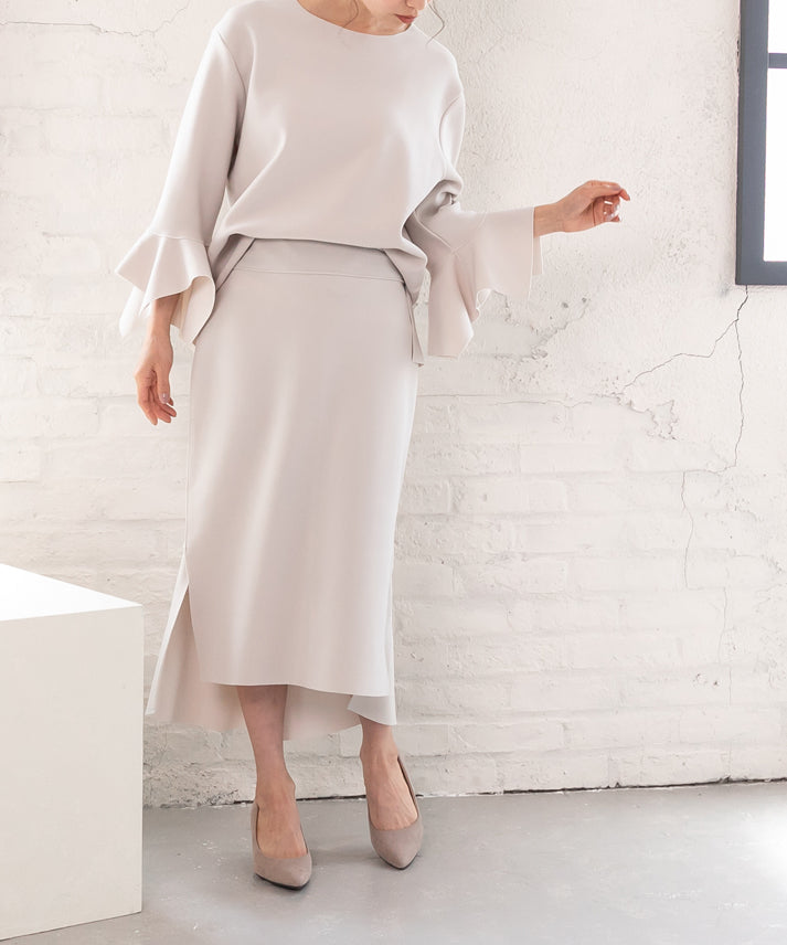 stretch slit skirt