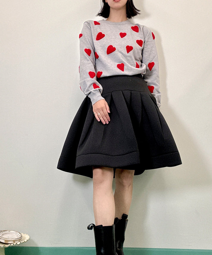 bonding flare mini skirt