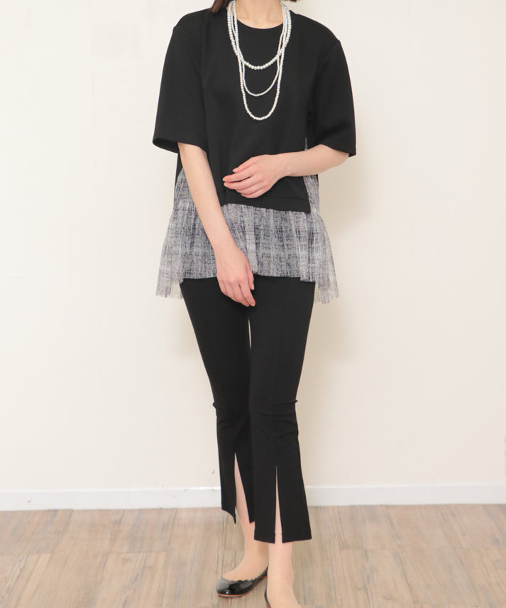 hem check frills cut and sew