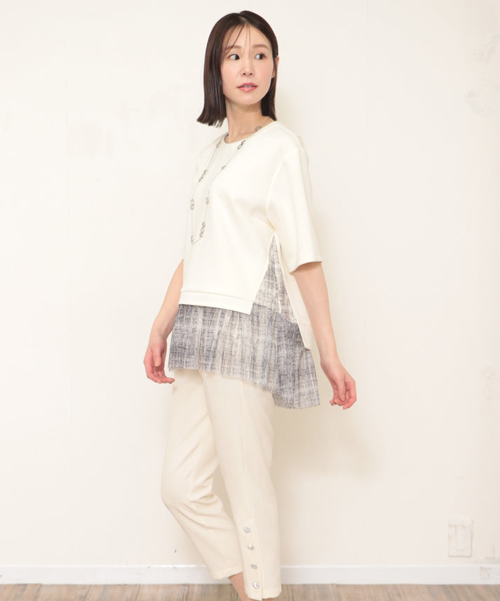 hem check frills cut and sew