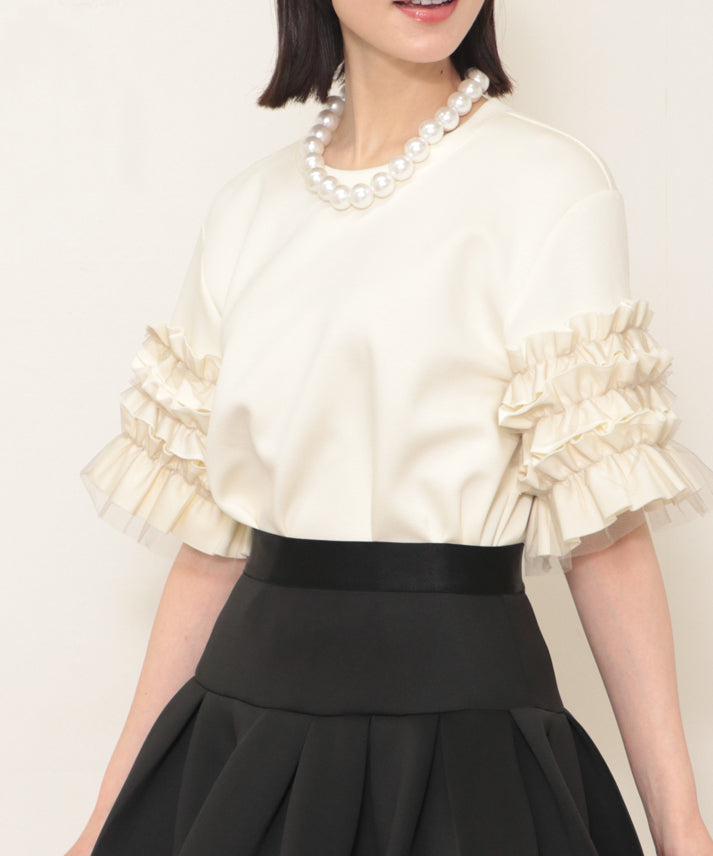 sleeve tulle cut and sew