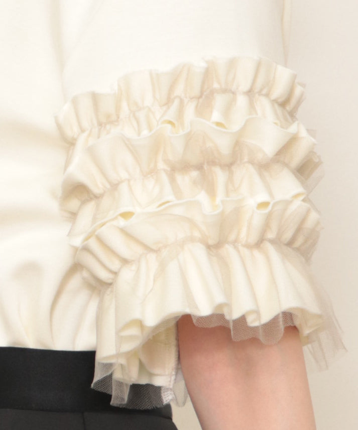 sleeve tulle cut and sew