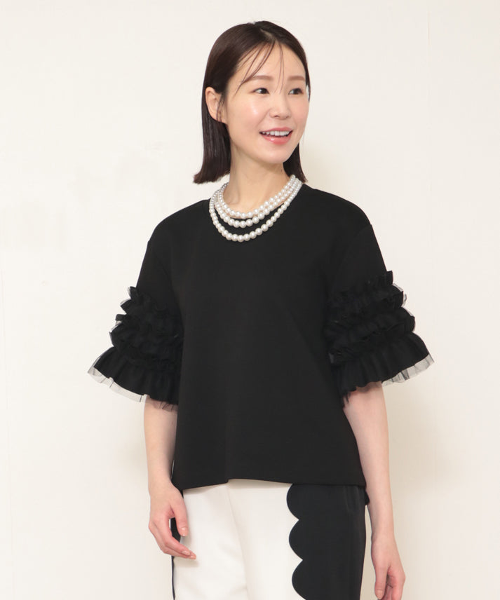 sleeve tulle cut and sew