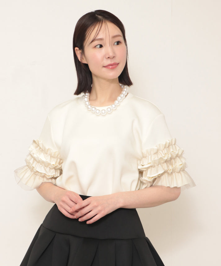 sleeve tulle cut and sew