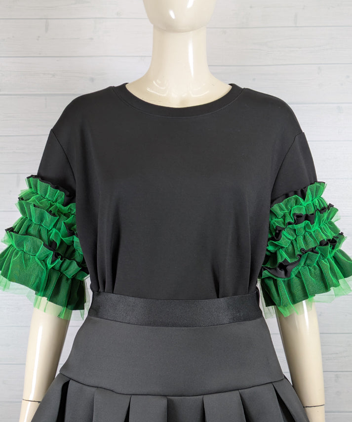 sleeve tulle cut and sew