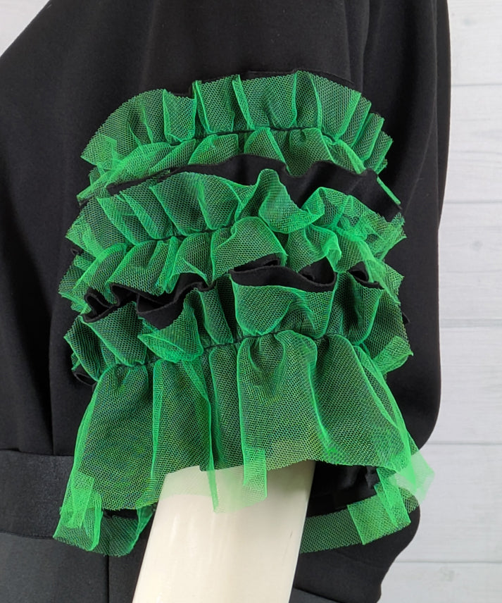 sleeve tulle cut and sew