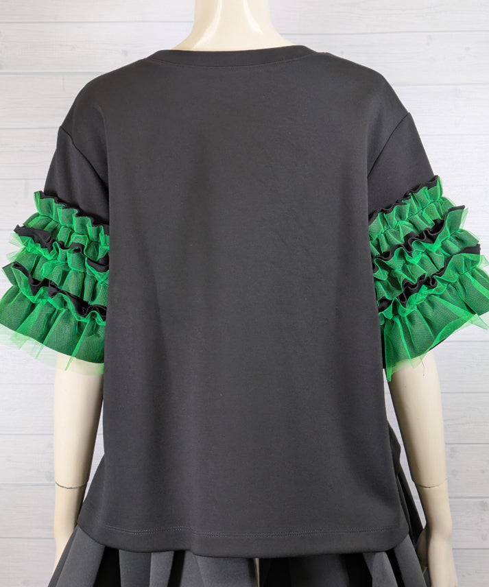 sleeve tulle cut and sew