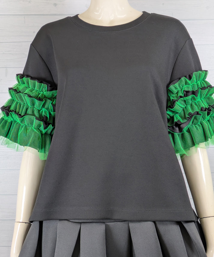 sleeve tulle cut and sew