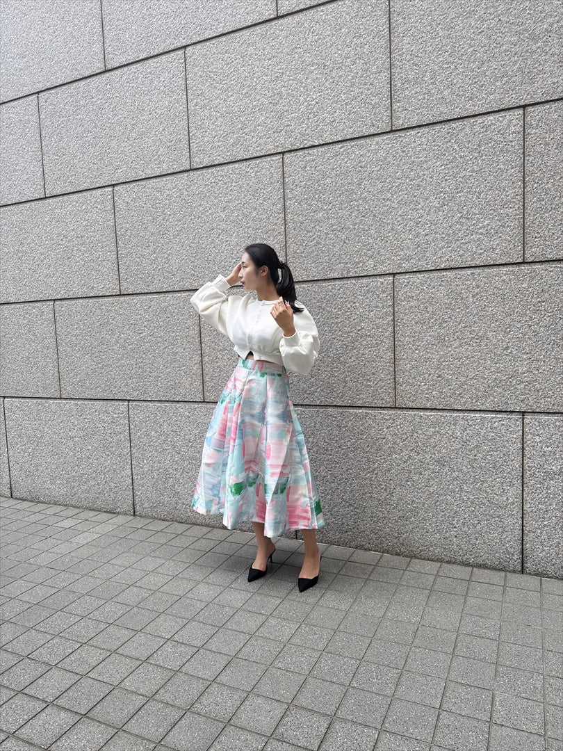 watercolor painting skirt