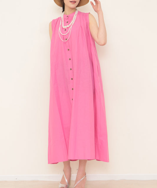 colorful color sleeveless onepiece