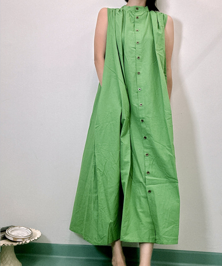 colorful color sleeveless onepiece