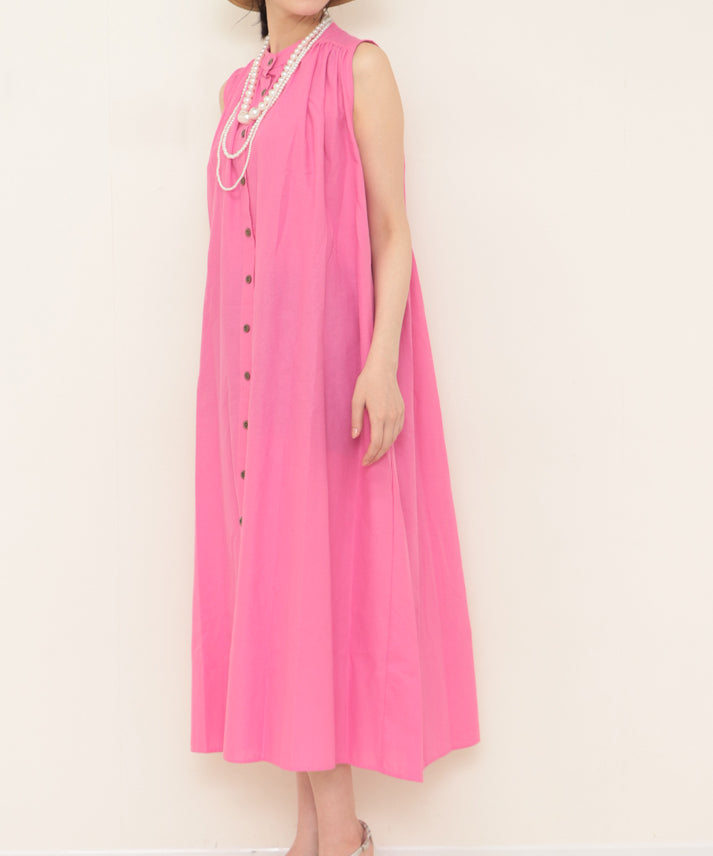 colorful color sleeveless onepiece