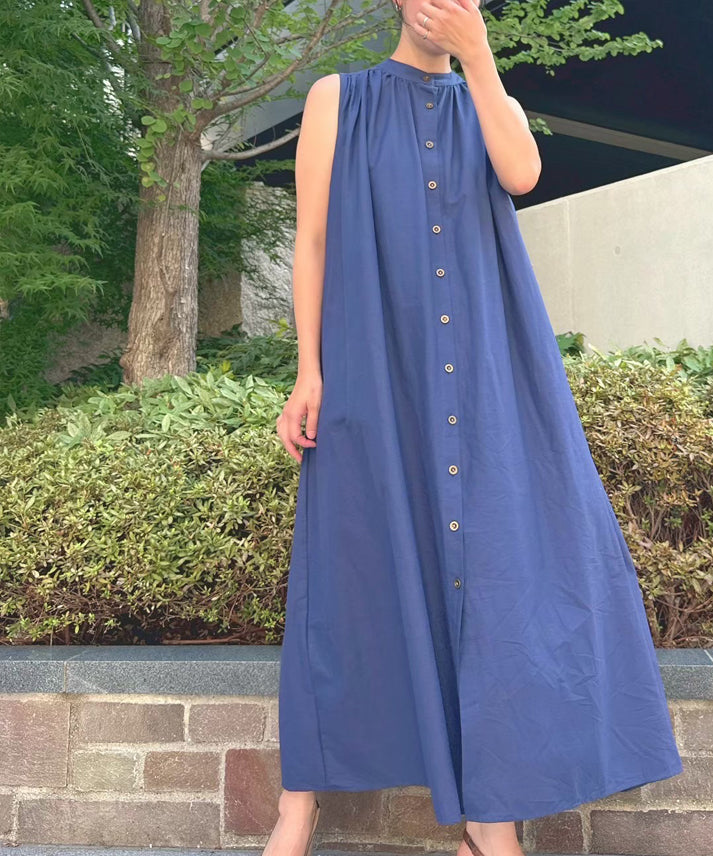 colorful color sleeveless onepiece