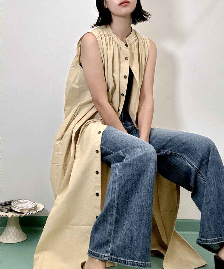 colorful color sleeveless onepiece