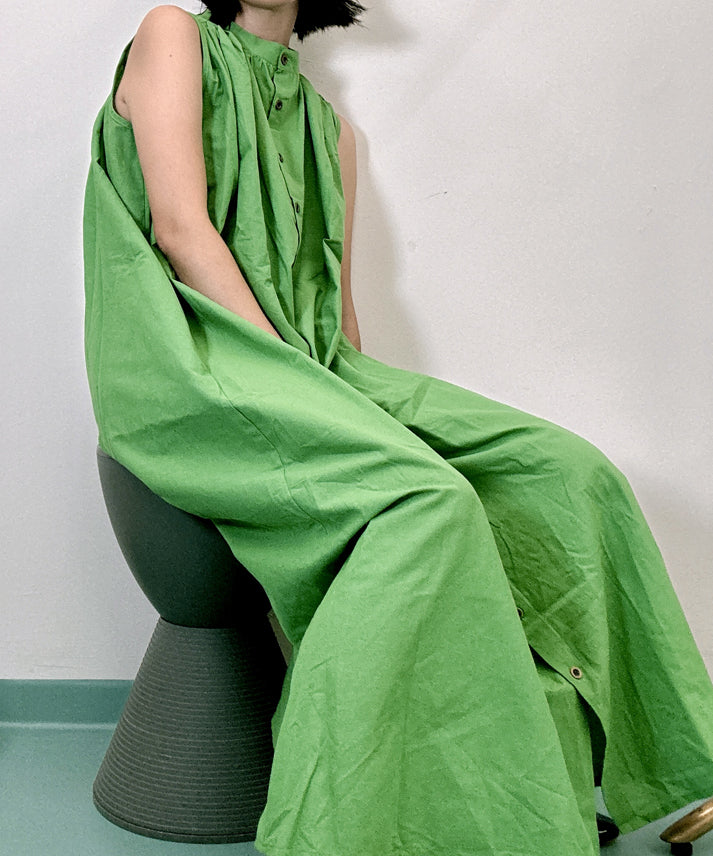 colorful color sleeveless onepiece