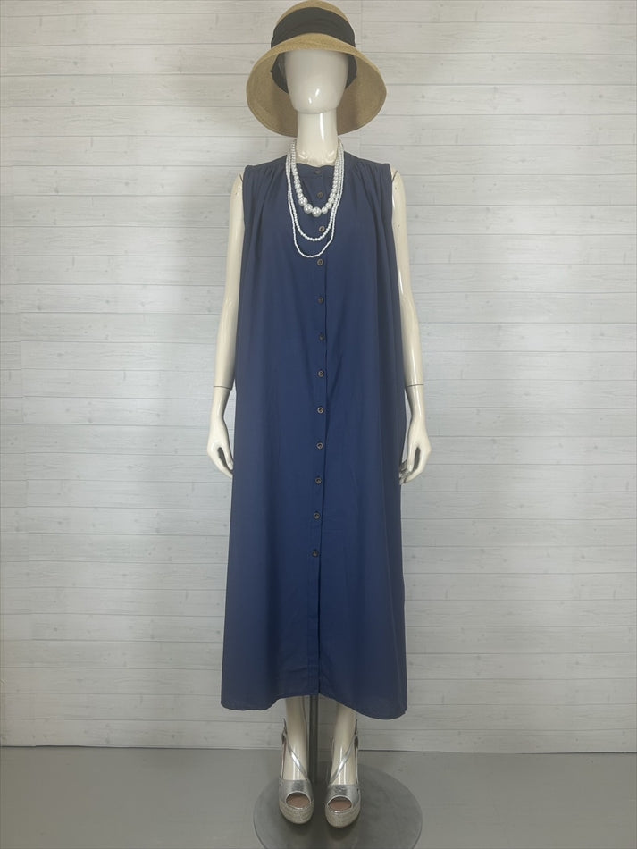 colorful color sleeveless onepiece