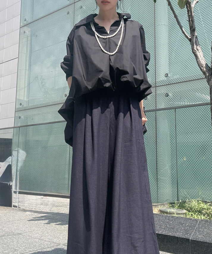 balloon skipper blouse