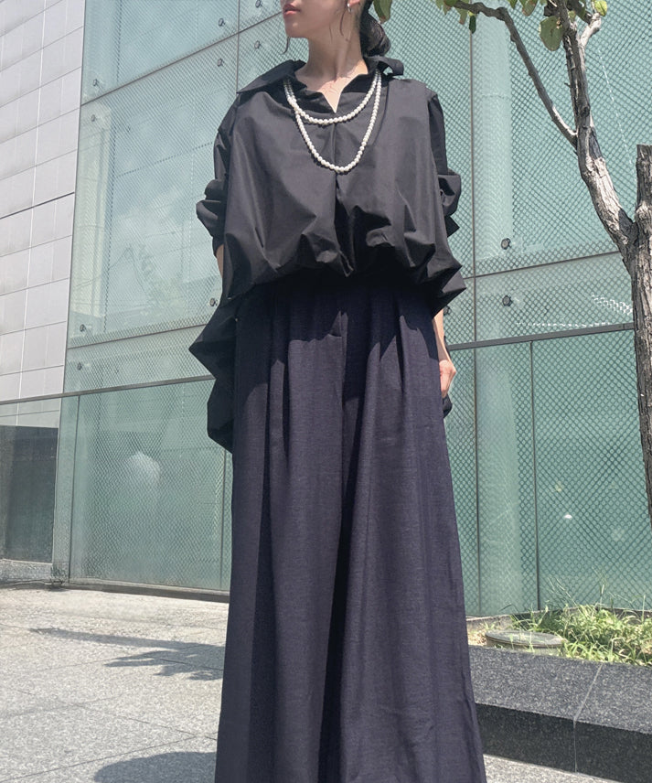 balloon skipper blouse