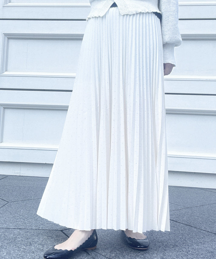 pleated skirt with sparkling