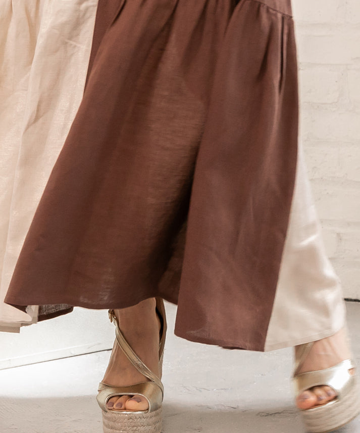 foil high neck bycolor onepiece