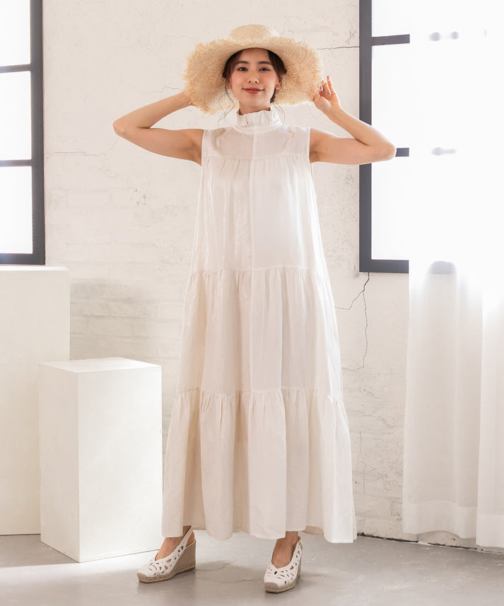 foil high neck bycolor onepiece