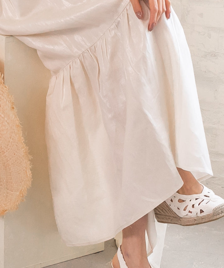 foil high neck bycolor onepiece