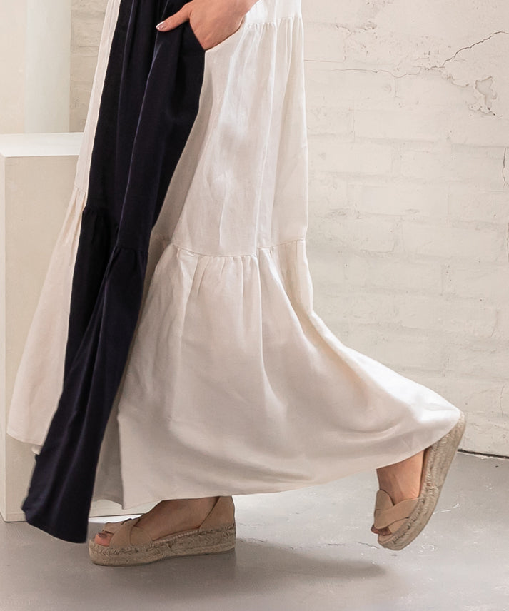 foil high neck bycolor onepiece