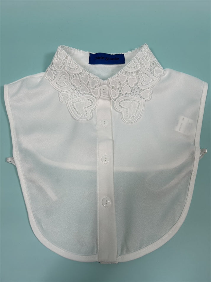 heart lace false collar