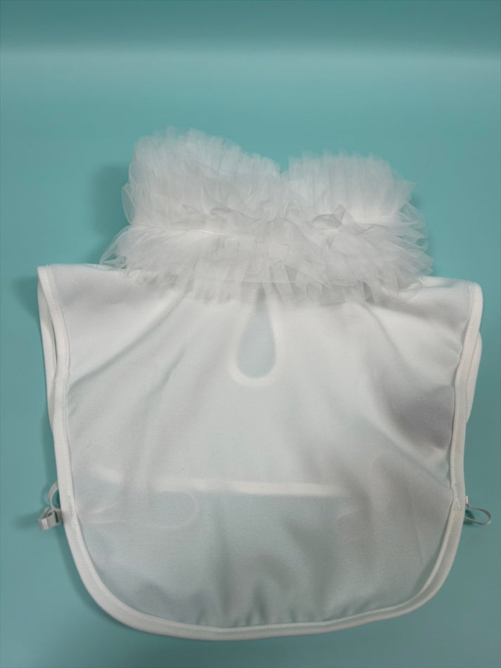 tulle volume false collar