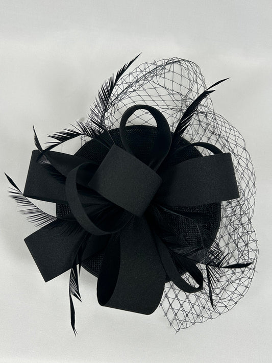 hair ornament (ribbon&tulle)