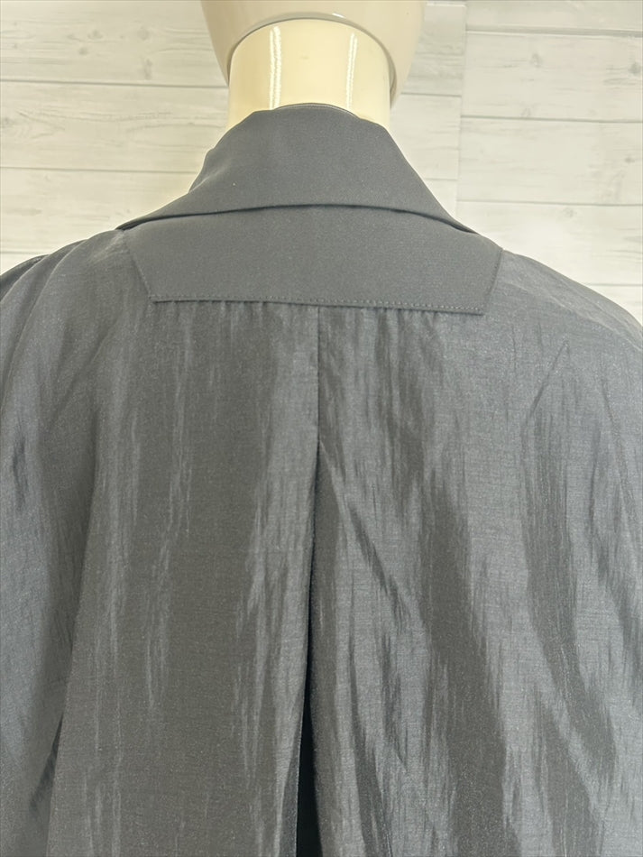 sleeve back see through tailored jacket
