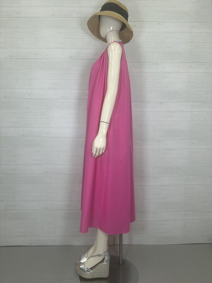 colorful color sleeveless onepiece