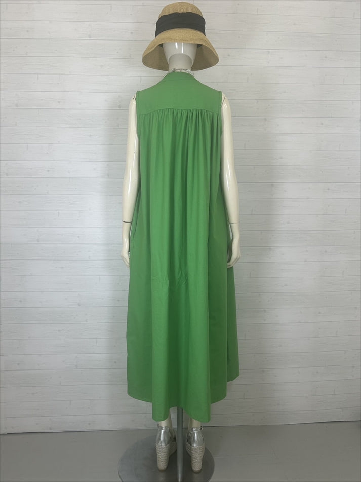 colorful color sleeveless onepiece