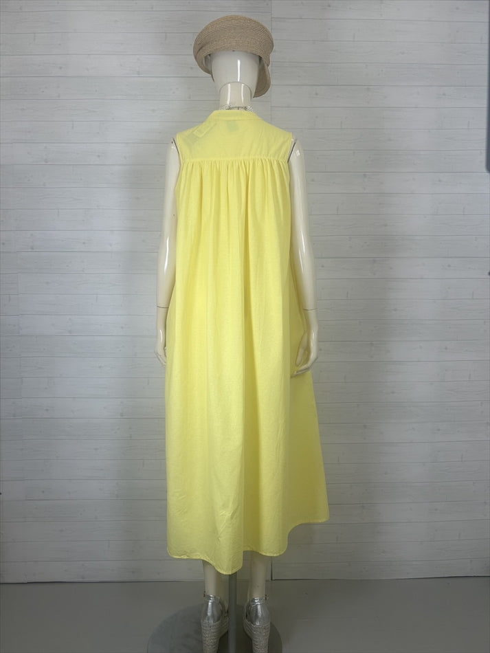 colorful color sleeveless onepiece