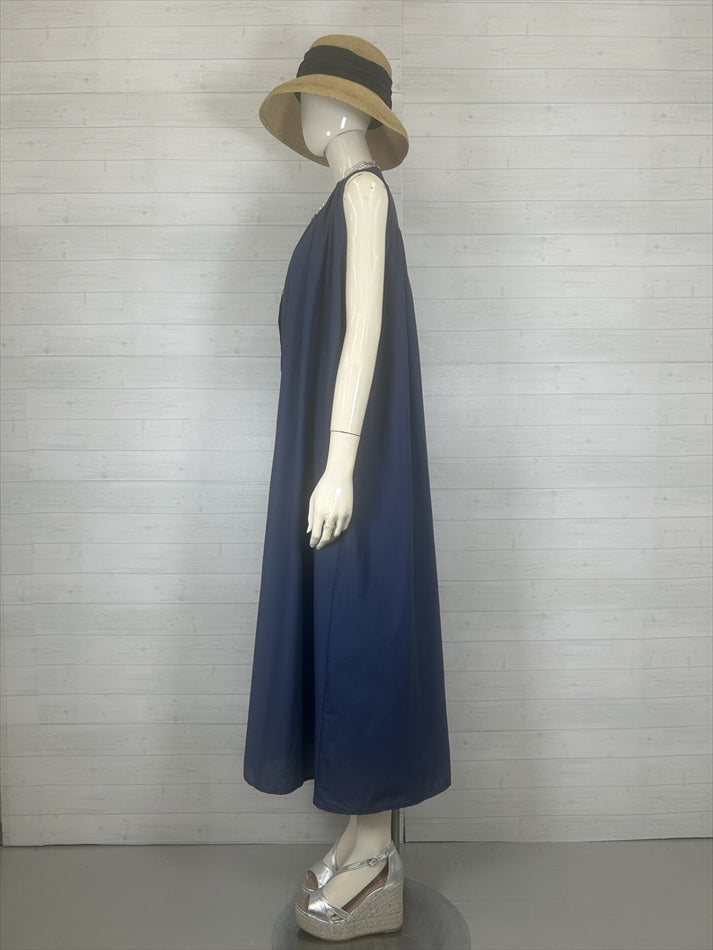 colorful color sleeveless onepiece