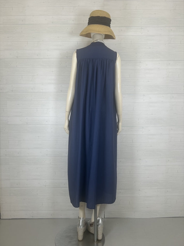 colorful color sleeveless onepiece