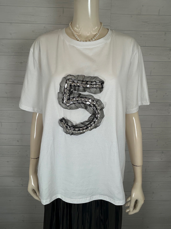 5 bijou T-shirt