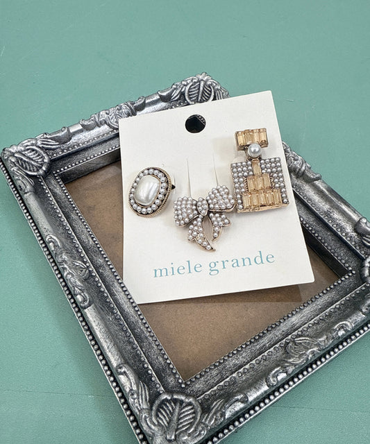 brooch 3 piece set (perfume)