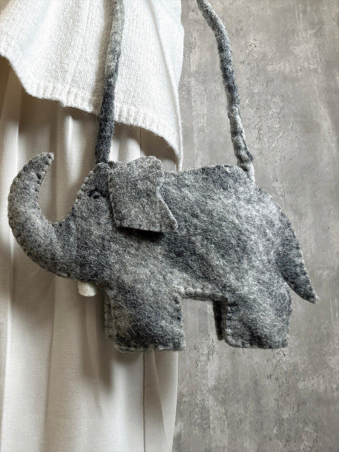 elephant strap bag