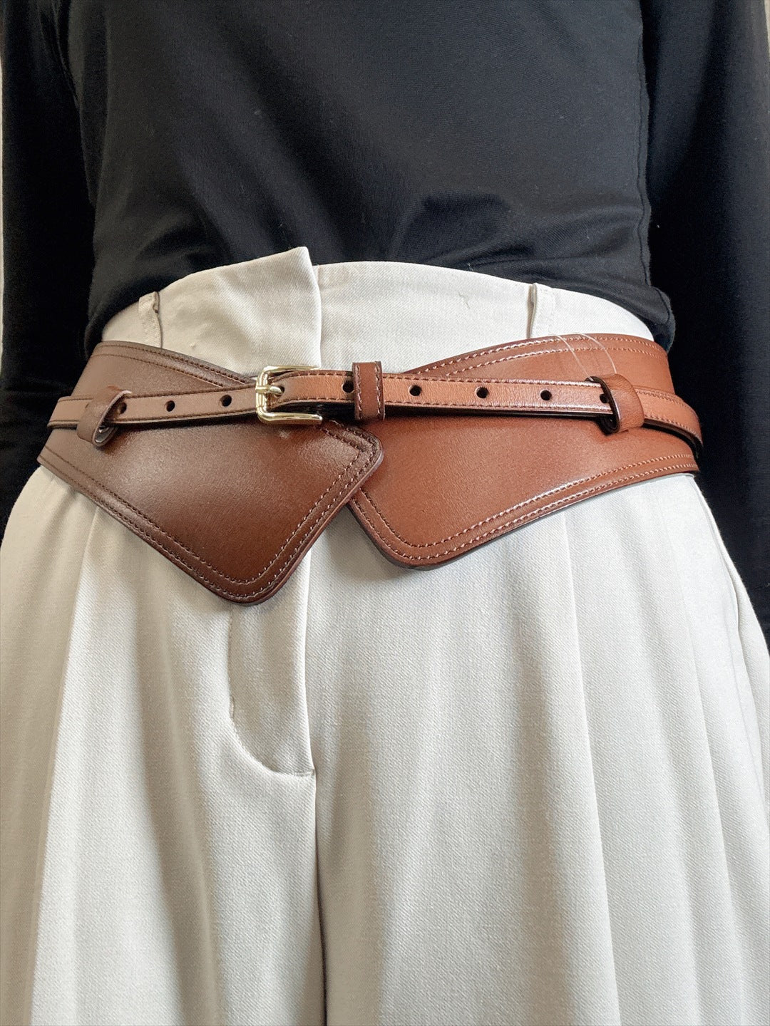 double layered belt
