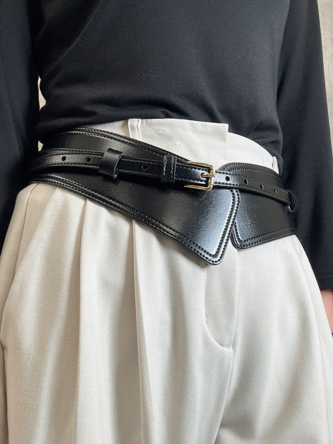 double layered belt