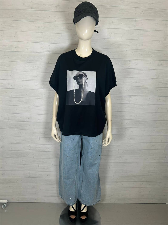 pearl-sunglasses-print-T-shirt