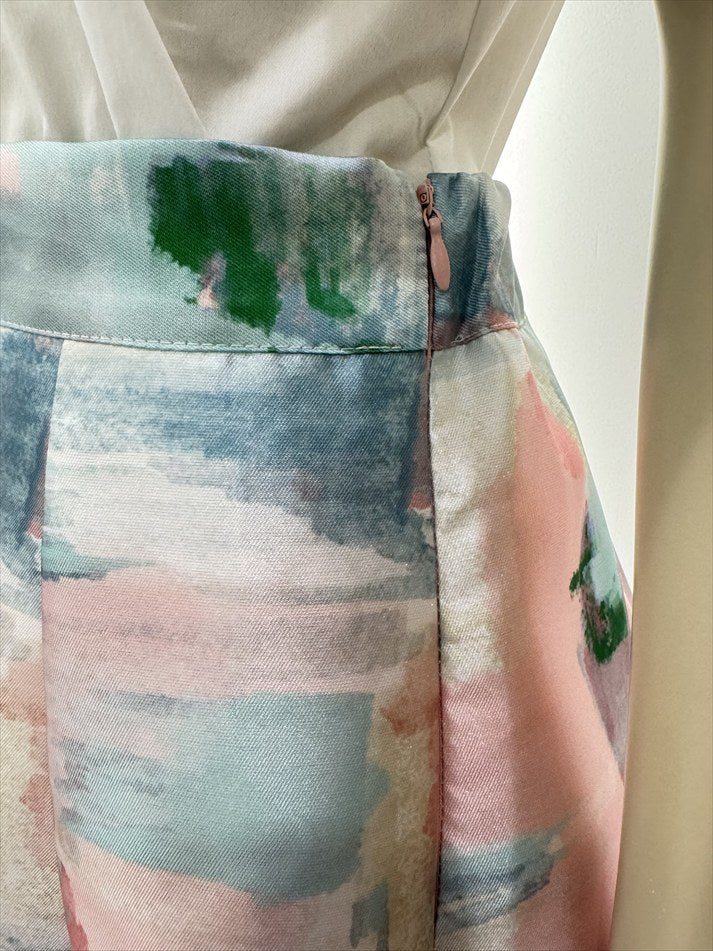 watercolor painting skirt