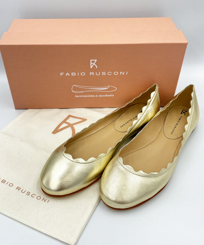 【心斎橋本店・WEB限定販売】 FABIO RUSCONI S-1795 ballet shoes