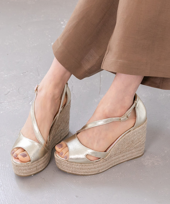 【心斎橋本店・WEB限定販売】 GAIMO AMA espadrilles wedge sandals