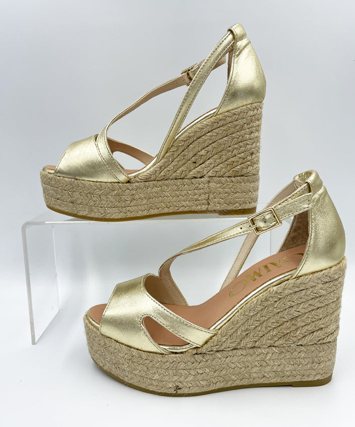 【心斎橋本店・WEB限定販売】 GAIMO AMA espadrilles wedge sandals