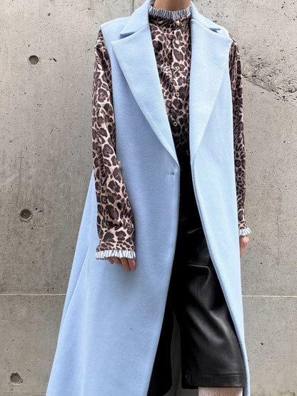 Bijou Button Sleeveless Coat