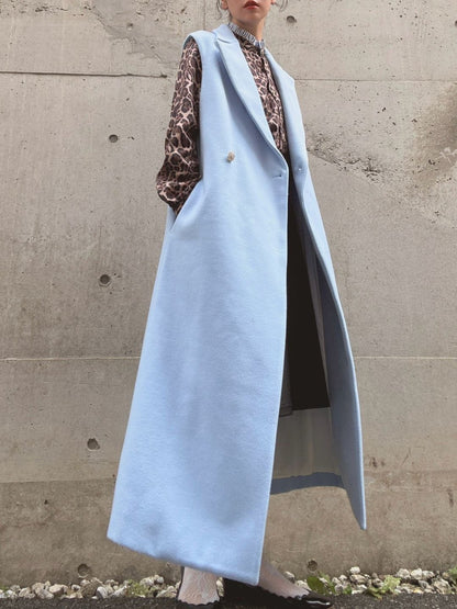 Bijou Button Sleeveless Coat