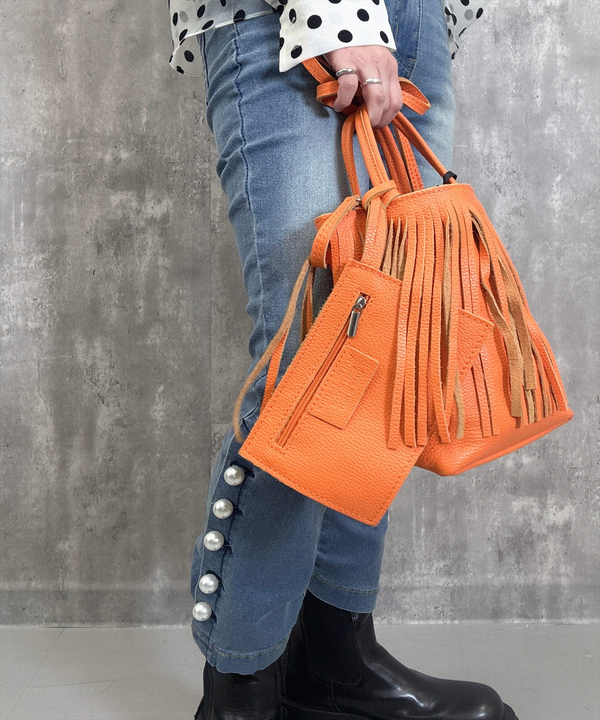 MARLON SHOPPER shoulder bag – miele grande